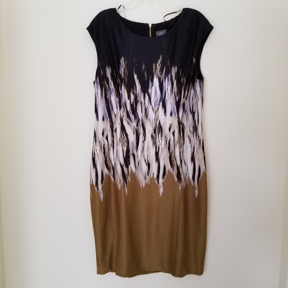 Vince Camuto Sleeveless Sheath Career Dress - 10